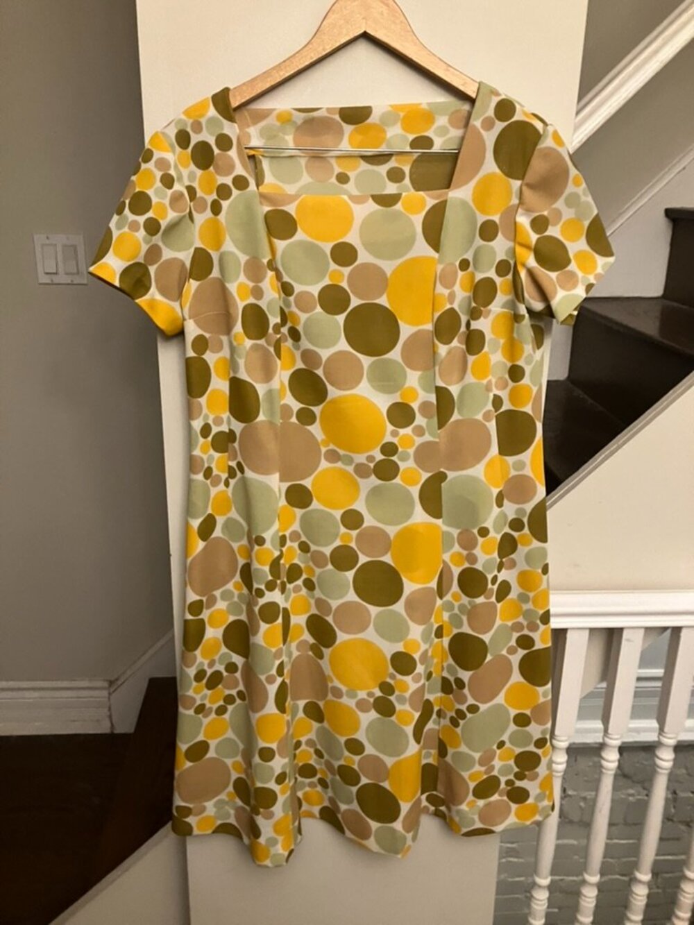 Vintage Dress Groovy Dots